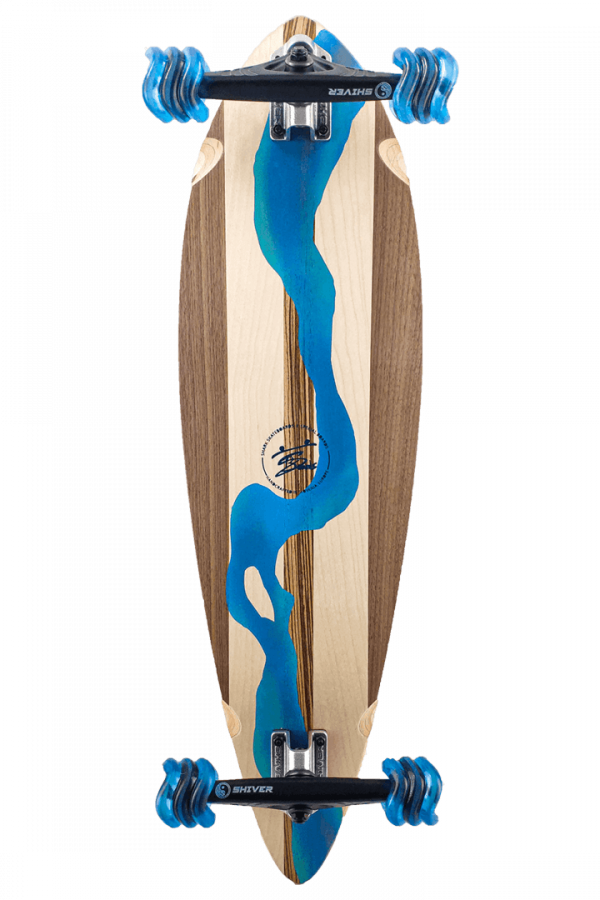 Handcrafted Pintail Longboard (Shark Wheel x Special Boards) SHARK