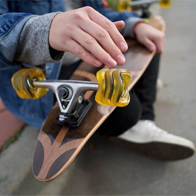 Shark wheels skateboard electric thin power Longboard design