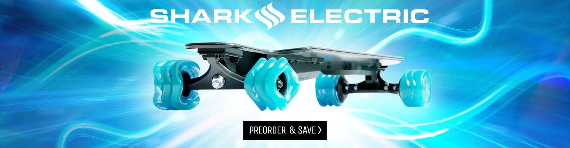 Shark wheels skateboard electric thin power Longboard design