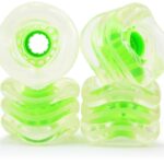 60mm, 78A - CLEAR/GREEN CALIFORNIA ROLL