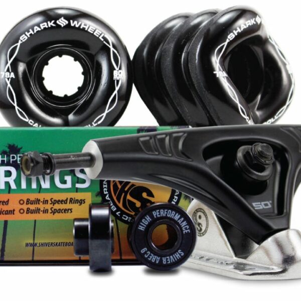 72 mm  WHEELS with ABEC9 BEARINGS & 180mm Trucks - Image 6