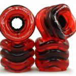 60 MM, 78A - TRANSPARENT RED CALIFORNIA ROLL