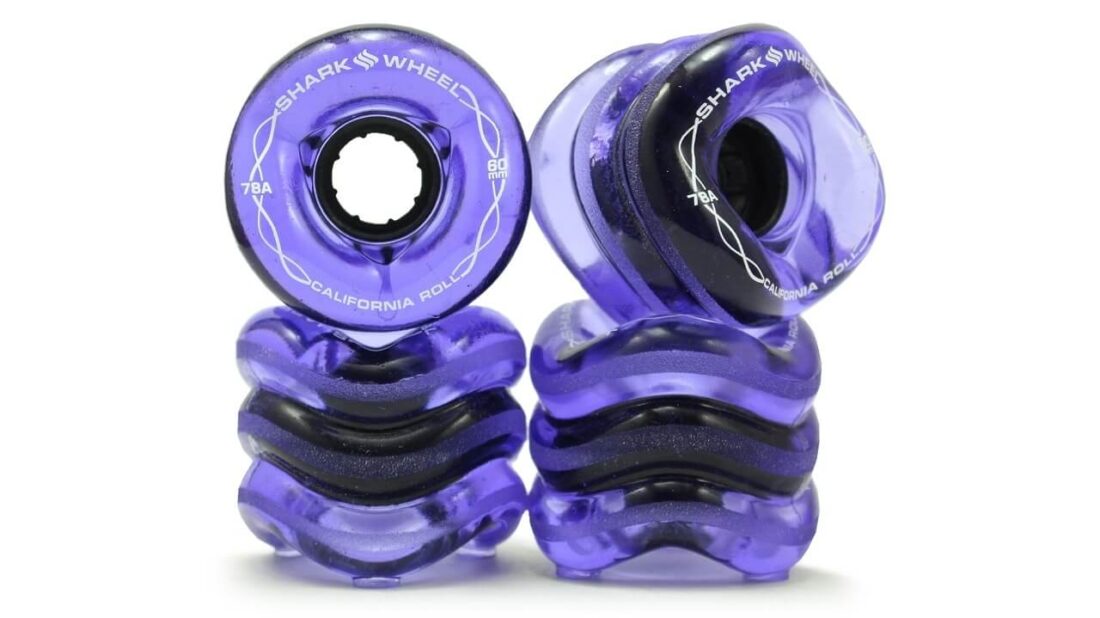 60 mm, 78A - TRANSPARENT PURPLE CALIFORNIA ROLL