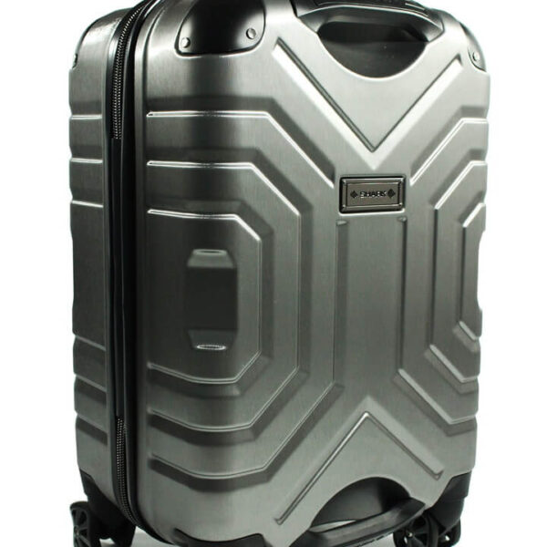 CARRY-ON LUGGAGE BY SHARK WHEEL (SILVER/BLACK) - Image 2