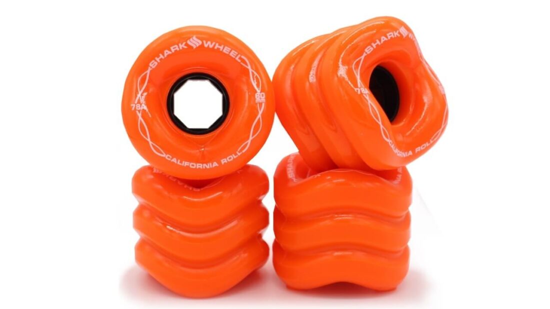 Cali roll shark wheel 60 mm orange