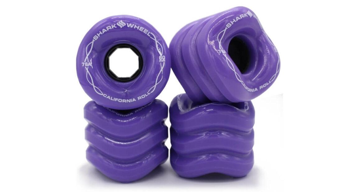 Cali roll shark wheel 60 mm purple