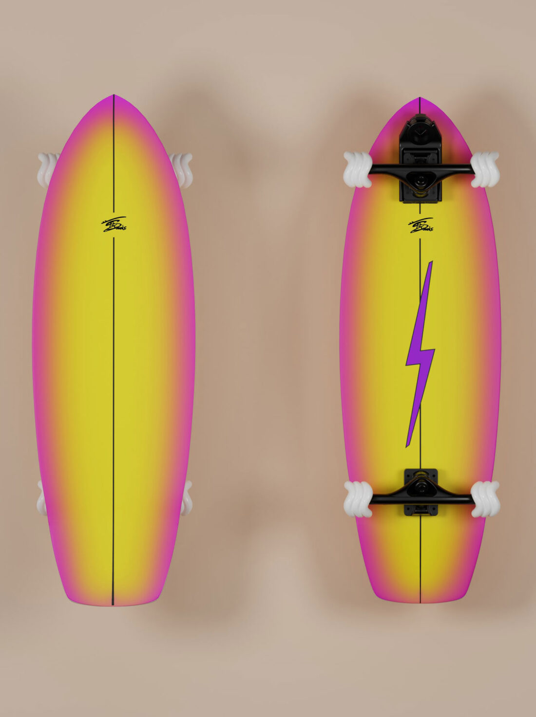 RETRO SURSKATE- SUNRISE BOARD